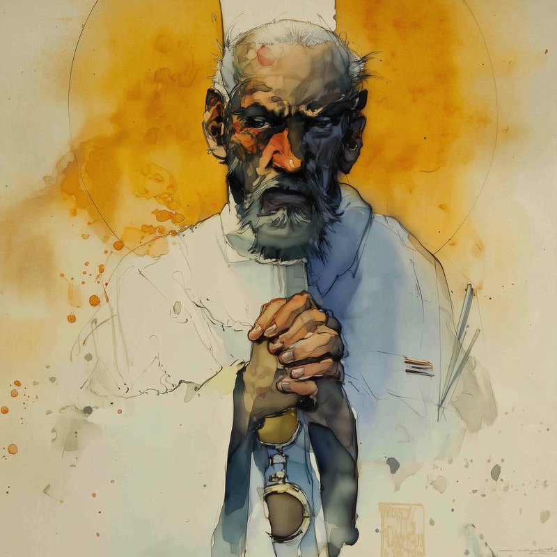 Portrait of Father Abraham